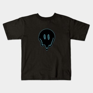 Smile Melt - Blue and Black Kids T-Shirt